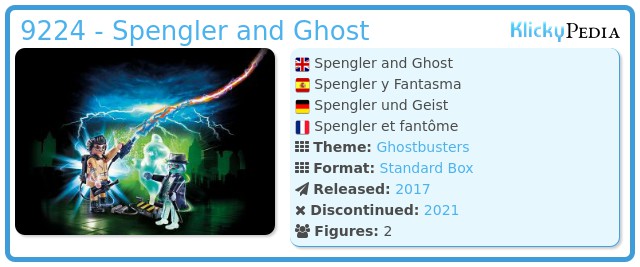 Playmobil 9224 - Spengler and Ghost