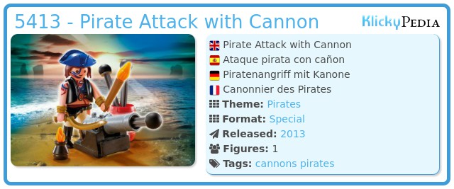 Pirat mit Kanone   special plus  5413 orginalverpackt 