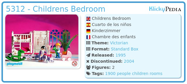 Playmobil 5312 - Childrens Bedroom