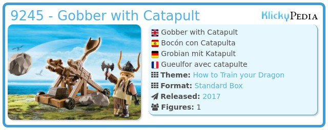 Playmobil 9245 - Gobber with Catapult