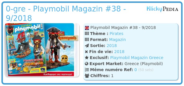Playmobil 0-gre - Playmobil Magazin #38 - 9/2018