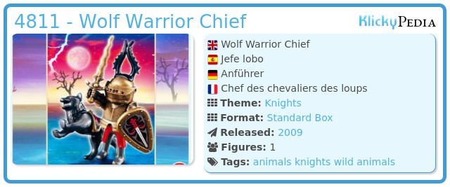 Playmobil 4811 - Wolf Warrior Chief