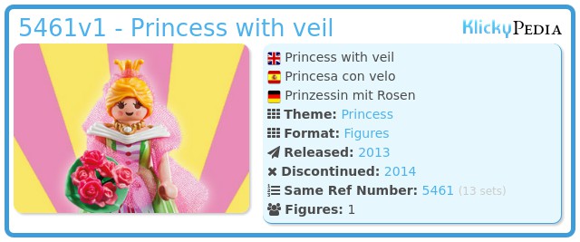 Playmobil 5461v1 - Princess with veil