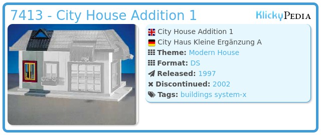 Playmobil 7413 - City House Addition 1