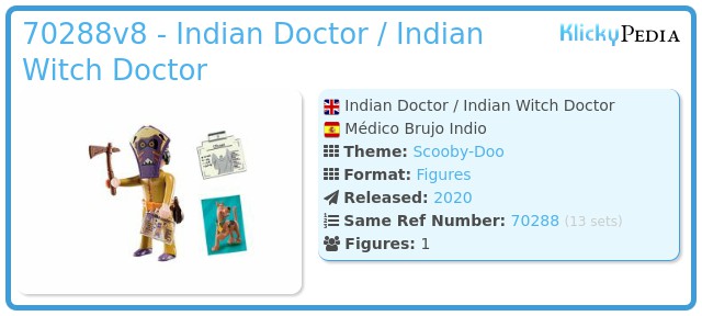 Playmobil 70288v8 - Indian Doctor / Indian Witch Doctor