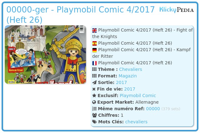 Playmobil 00000-ger - Playmobil Comic 4/2017 (Heft 26)