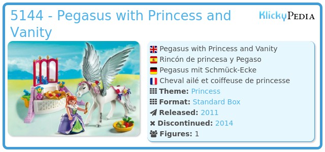 Playmobil 5144 - Pegasus with Princess and Vanity