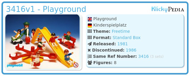 Playmobil 3416v1 - Playground