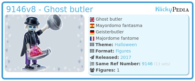 Playmobil 9146v8 - Ghost butler