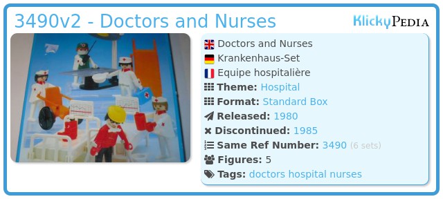 Playmobil 3490v2 - Doctors and Nurses