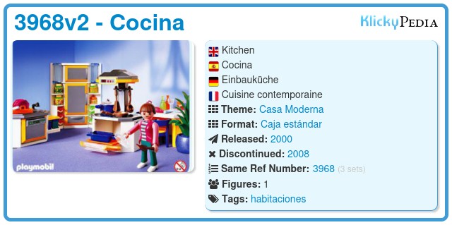 Playmobil Cuisine Contemporaine 3968 – Pièces D’occasion – Lot Incomplet (voir Photo)