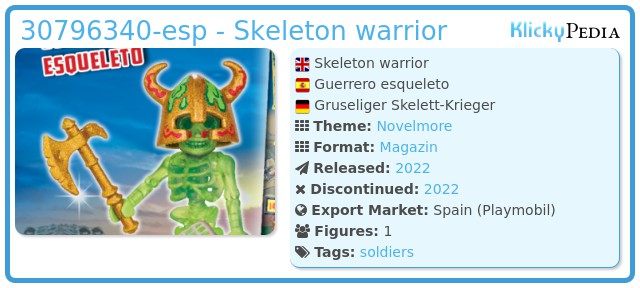 Playmobil 30796340-esp - Skeleton warrior