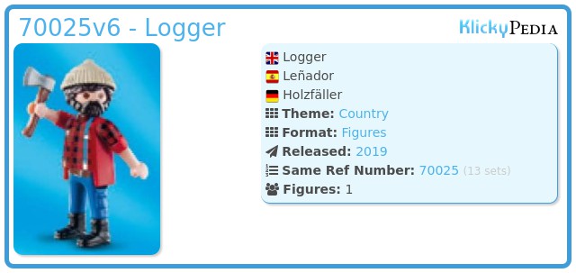 Playmobil 70025v6 - Logger