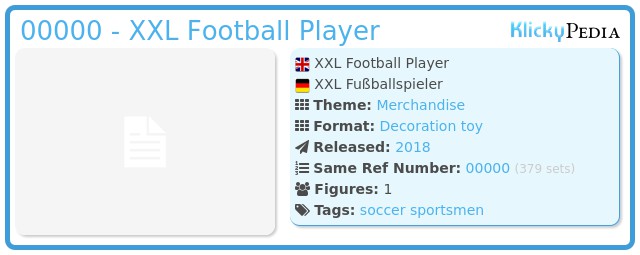 Playmobil 00000 - XXL Football Player