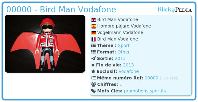 Playmobil 0000 - Bird Man Vodafone