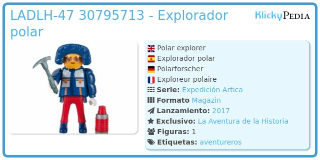 Playmobil LADLH-47 - Explorador polar