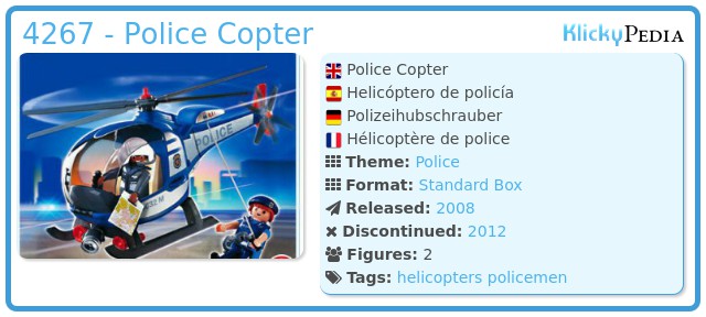 Playmobil 4267 - Police Copter