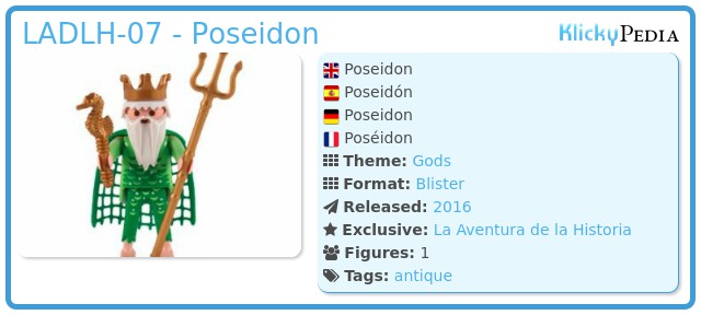 Playmobil LADLH-07 - Poseidon