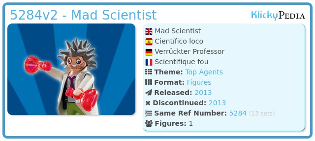 Playmobil 5284v2 - Mad Scientist
