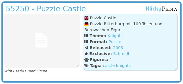 Playmobil 55250 - Puzzle Castle