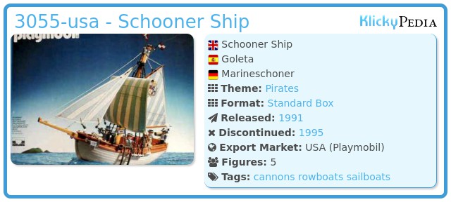 Playmobil 3055-usa - Schooner Ship