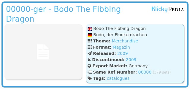 Playmobil 00000-ger - Bodo The Fibbing Dragon