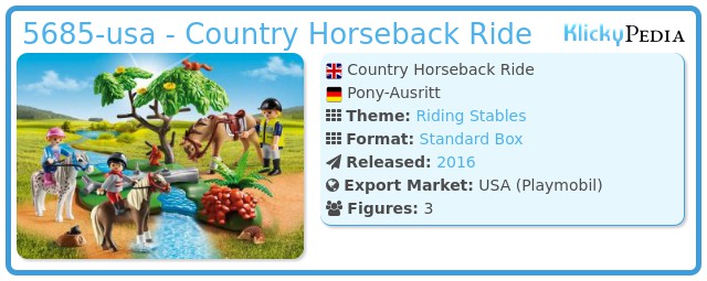 Playmobil 5685-usa - Country Horseback Ride
