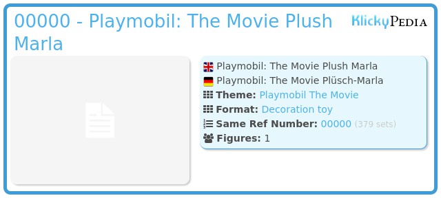 Playmobil 00000 - Playmobil: The Movie Plush Marla
