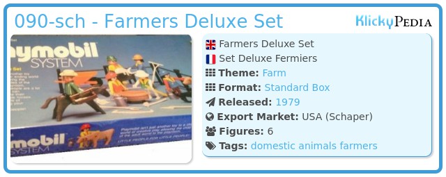 Playmobil 090-sch - Farmers Deluxe Set