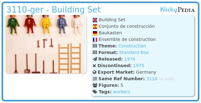 Playmobil 3110-ger - Building Set