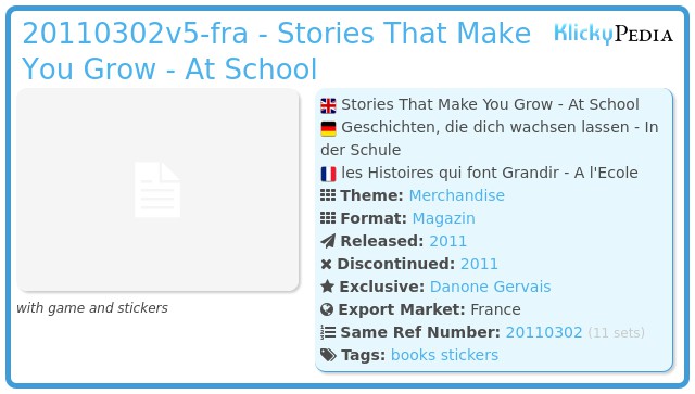 Playmobil 20110302v5-fra - Stories That Make You Grow - At School