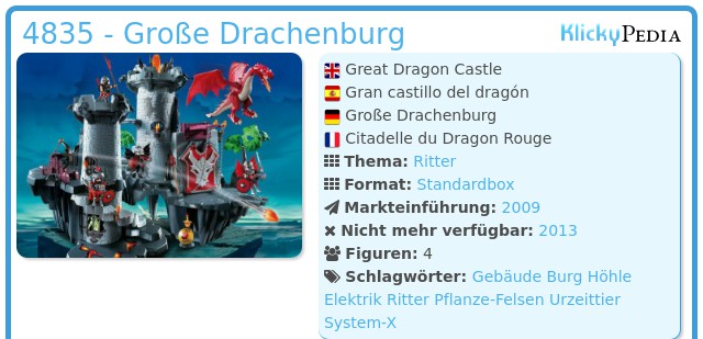 Playmobil 4835 - Große Drachenburg