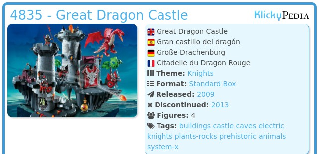 Playmobil 4835 - Great Dragon Castle