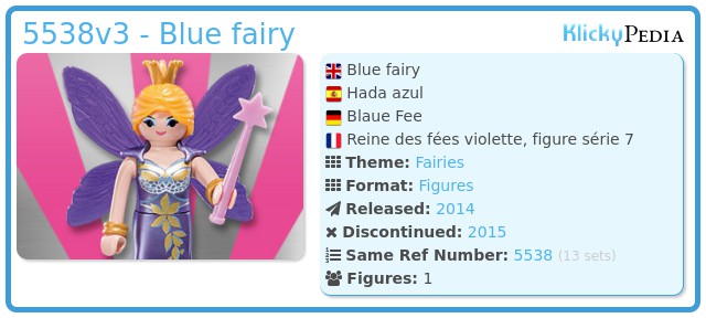 Playmobil 5538v3 - Blue fairy