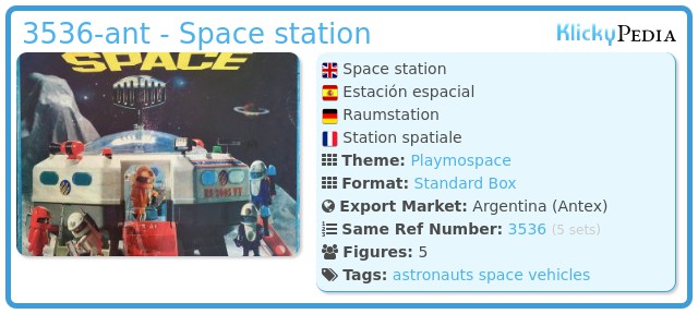 Playmobil 3536-ant - Space station