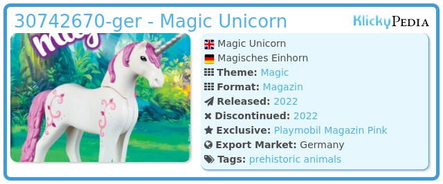 Playmobil 30742670-ger - Magic Unicorn