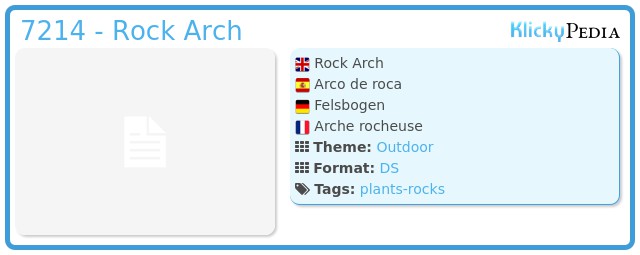 Playmobil 7214 - Rock Arch