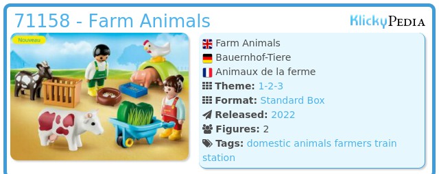 Playmobil 71158 - Farm Animals
