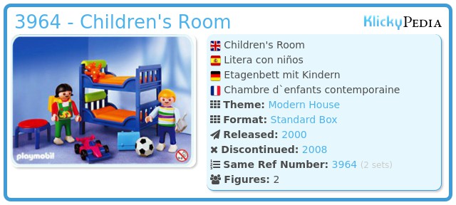 Playmobil 3964 - Children's Room
