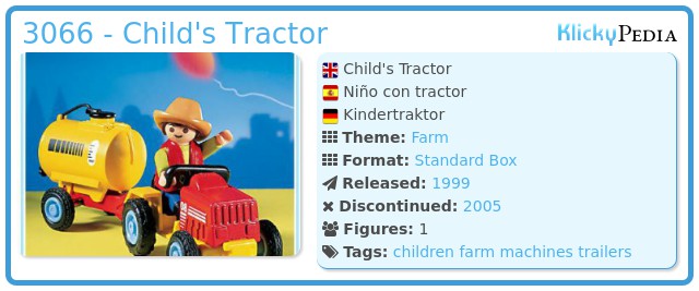 1 Playmobil child with tractor farm theme 3066 ovp neu new misb 
