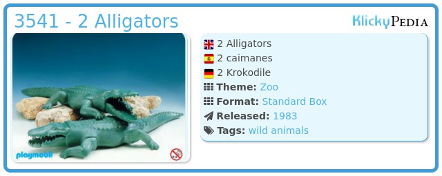 Playmobil 3541 - 2 Alligators