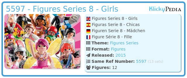 Playmobil 5597 - Figures Series 8 - Girls