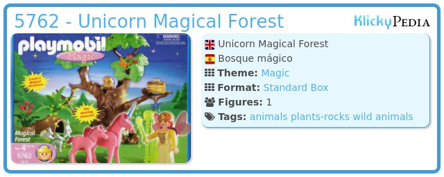 Playmobil 5762 - Unicorn Magical Forest