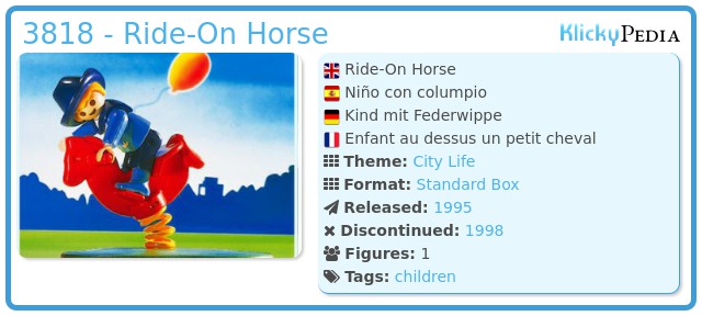 Playmobil 3818 - Ride-On Horse