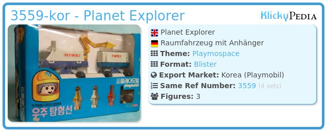 Playmobil 3559-kor - Planet Explorer