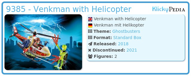 Playmobil 9385 - Venkman with Helicopter