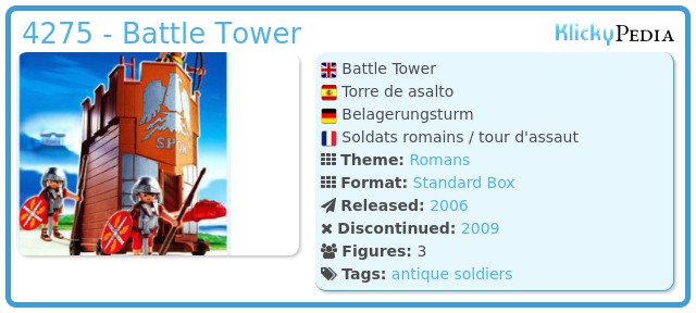 Playmobil 4275 - Battle Tower