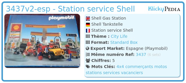 Playmobil 3437v2-esp - Station service Shell