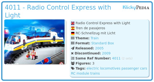 Playmobil 4011 - Radio Control Express with Light