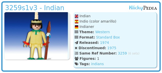 Playmobil 3259s1v3 - Indian